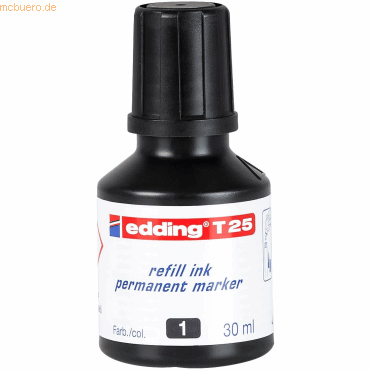4004764023868 - Nachfüllfarbe T25 Permanentmarker schwarz 30ml 4004764023868 4-T25001 30 Milliliter 4004764023868 - Nachfüllfarbe T25 Permanentmarker schwarz 30ml 4004764023868 4-T25001 30 Milliliter
