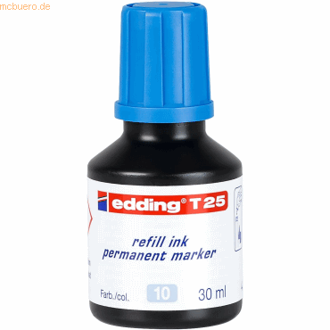 4004764023950 - Nachfülltinte edding T 25 für edding Permanentmarker 30ml hellb