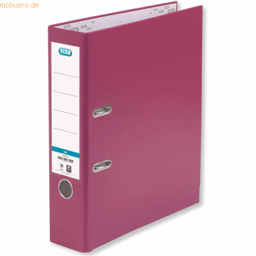 10 x Elba Ordner smart PP/Papier A4 285x318mm 8cm pink