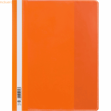 3045050407963 - 25 x Sichthefter A4+ PP Sichttasche + Innentasche orange