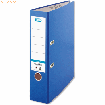 4002030100350 - 10 x Ordner A4 smart colour 80mm Papier blau