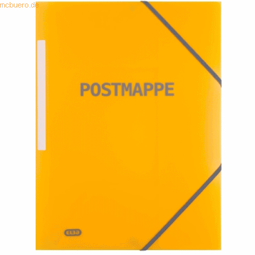 3045050377860 - 20 x Eckspannermappe Postmappe A4+ PP transluzent gelb