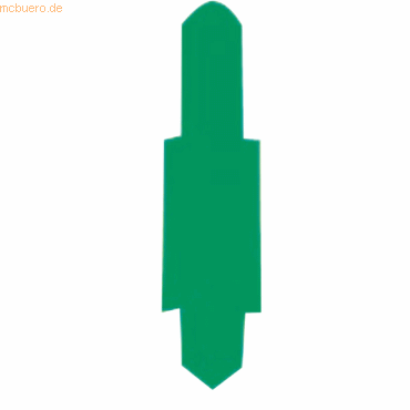 4002030022522 - Stecksignale für Einstellmappen dunkelgrün 55x15mm 4002030022522 100 Stück