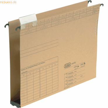 4002030854444 - Hängesammler vertic® Ultimate® Verwendung für Papierformat din A4 Länge des Gefäßbodens 40 mm - Elba