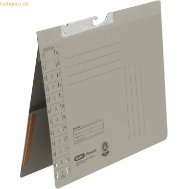 4002030901506 - Pendelhefter din A4 320g m² Amtsheftung mit Organisationsaufdruck Manilakarton recycelt grau - Elba 4002030901506 - Pendelhefter din A4 320g m² Amtsheftung mit Organisationsaufdruck Manilakarton recycelt grau - Elba