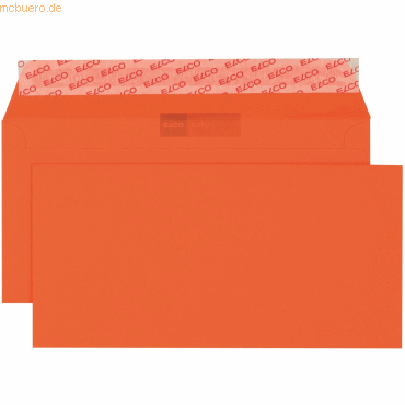 Elco Briefumschläge Color orange Haftklebung 100 g/qm VE=250 Stück