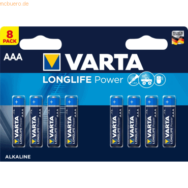 Varta VARTA LONGLIFE Power AAA Blister 8