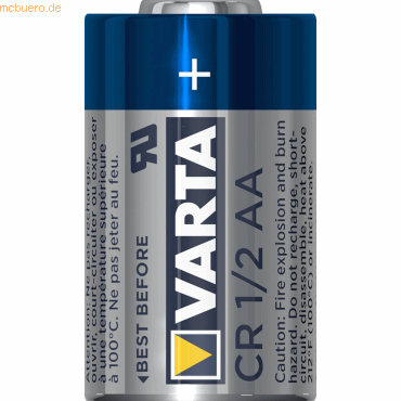 Varta VARTA ELECTRONICS CR 1/2 AA Blister 1