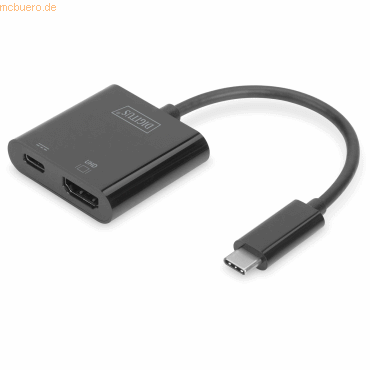 Assmann DIGITUS USB Type-C 4K HDMI Grafik-Adapter + USB-C (PD)