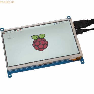 Raspberry Pi Raspberry 7- Touchscreen Display Joy-It 1024*600 Punkte I