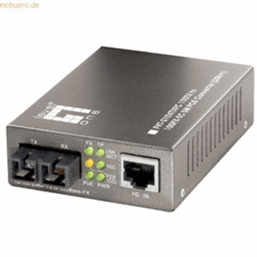 4015867125663 - Procon FVT-0104TXFC - Medienkonverter - 100Mb LAN - 10Base-T 100Base-FX 100Base-TX - RJ-45   SC Single-Modus - bis zu 20 km