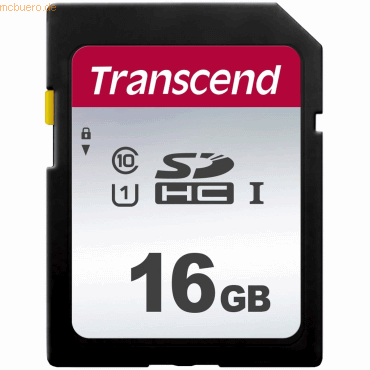 Transcend Transcend SDHC 16GB Transcend Premium 300S Class 10, UHS-I