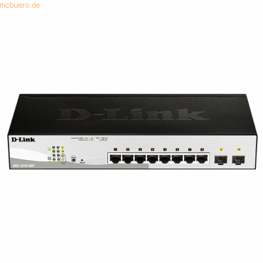 D-Link D-Link DGS-1210-08P 8-Port Layer2 PoE Smart Managed Gigabit