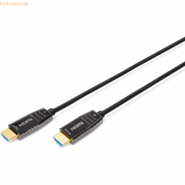 Assmann DIGITUS HDMI AOC Hybrid LWL Kabel, UHD 8K, Typ-A St/St, 15m