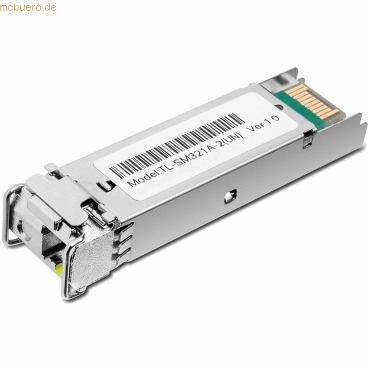 6935364072933 - TP-LINK TL-SM321A-2 1000Base-BX WDM Bidirektionales SFP-Modul SFP (Mini-GBIC) Transceiver-Modul 125 GBit s 2 km Modultyp BX