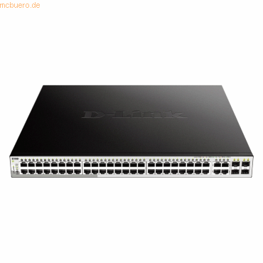 0790069467806 - D-Link DGS-1210-52MP E DGS-1210-52MP E Netzwerk Switch RJ45 SFP 48 + 4 Port 104 Gbit s PoE-Funktion