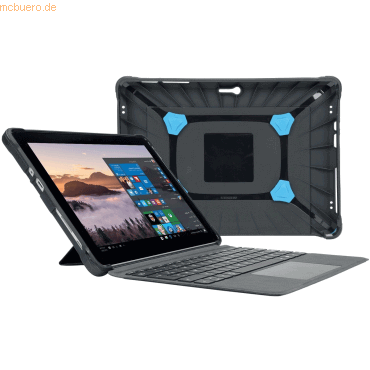 3700992512891 - Mobilis PROTECH - Hintere Abdeckung für Tablet - Schwarz - für Microsoft Surface Go