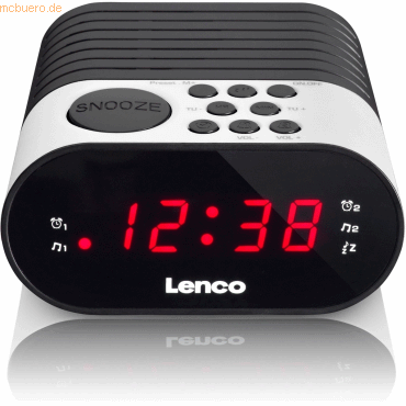 Lenco LENCO CR-07 Uhren-Radio, weiß