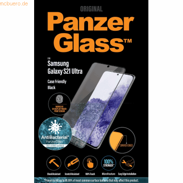 5711724072581 - PanzerGlass Displayschutzglas für Samsung Galaxy S21 Ultra 5G