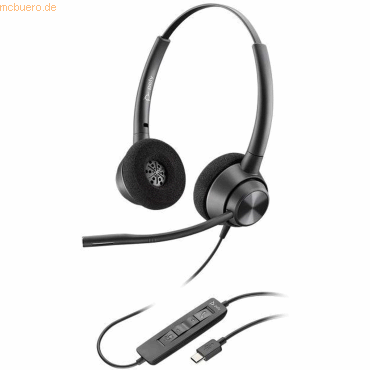 Hewlett Packard Poly Headset EncorePro 320 binaural USB-C