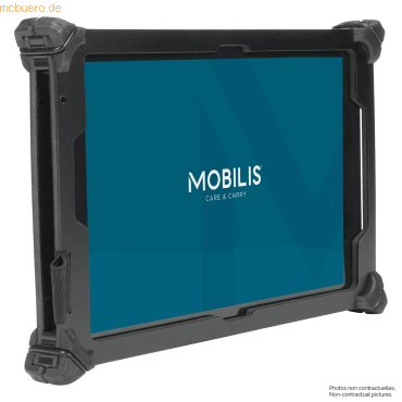 3700992519487 - Mobilis RESIST Pack - Hintere Abdeckung für Tablet - widerstandsfähig - Schwarz - 129 - für Apple 129 iPad Pro (4 Generation 5 Generation) (050039)