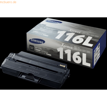 Hewlett Packard HP Samsung Toner MLT-D116L Schwarz (ca 3.000 Seiten)