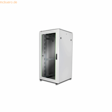 Assmann DIGITUS 42HE Unique Netzwerkschrank 800x800mm Glastür Grau