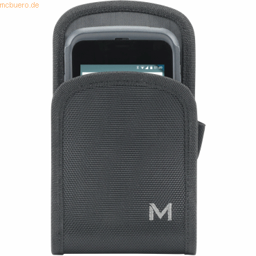 3700992512532 - Mobilis REFUGE Holster M - Umhängetasche für Mobiltelefon Mobilgerät - 1680D Polyester - Schwarz