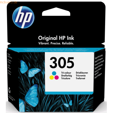 Hewlett Packard HP Tintenpatrone Nr. 305 Multipack C/M/Y (ca. 100 Seit
