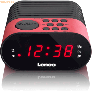 Lenco Lenco CR-07 Uhren-Radio (Pink)