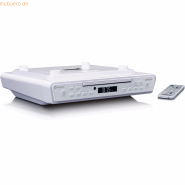 Lenco Lenco KCR-150 Küchenradio mit CD-Player (Weiß)