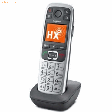 Gigaset Communications Gigaset Mobilteil E560HX platin (inkl. Ladescha