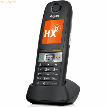 Gigaset Communications Gigaset Mobilteil E630HX schwarz (inkl. Ladesch