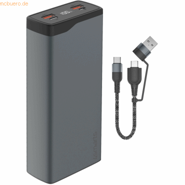 4250774954726 - Powerbank VoltHub Pro 26800mAh 225W mit Quick Charge PD gunmetal *Select Edition* 4250774954726 - Powerbank VoltHub Pro 26800mAh 225W mit Quick Charge PD gunmetal *Select Edition*