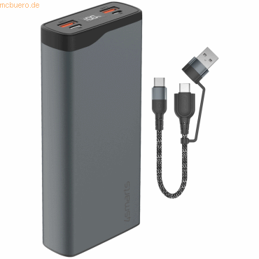 4250774954719 - Powerbank VoltHub Pro 20000mAh 225W mit Quick Charge PD gunmetal *Select Edition* 4250774954719 - Powerbank VoltHub Pro 20000mAh 225W mit Quick Charge PD gunmetal *Select Edition*
