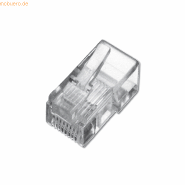 4016032065135 - DIGITUS Modularstecker für Flachbandkabel 6P6C