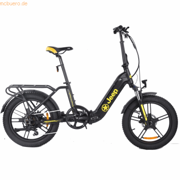 4260186730047 - Jeep Fold E-Bike FR 7000 20“ Kompaktrad Falt-E-Bike 7-Gang Kettenschaltung black