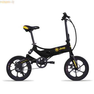 E-Mobilität Jeep Fold E-Bike FR 6020, 16x1,95-, schwarz