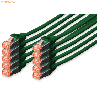 4016032441557 - DIGITUS 10er CAT 6 S FTP Patchkabel 05m grün