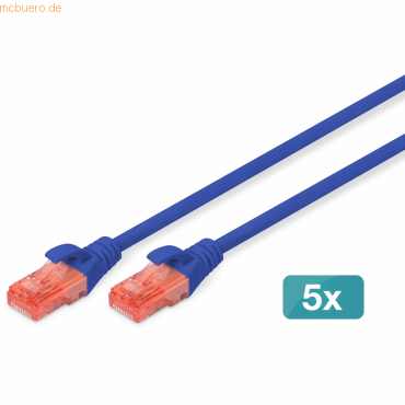 4016032471486 - DK-1617-100-B-5 RJ45 Netzwerkkabel Patchkabel CAT 6 U UTP 1000 m Blau 1 St 4016032471486 - DK-1617-100-B-5 RJ45 Netzwerkkabel Patchkabel CAT 6 U UTP 1000 m Blau 1 St