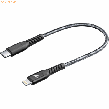 Cellularline Cellularline Extreme USB Typ-C auf Lightning Kabel 15cm -