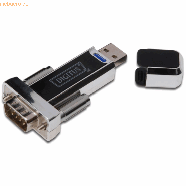 Assmann DIGITUS USB - Seriell Adapter, DSUB 9M, 0.8m