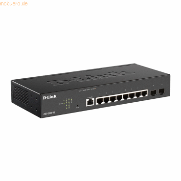 0790069460463 - D-Link DGS 2000-10 - Switch - 10 Anschlüsse - managed - an Rack montierbar