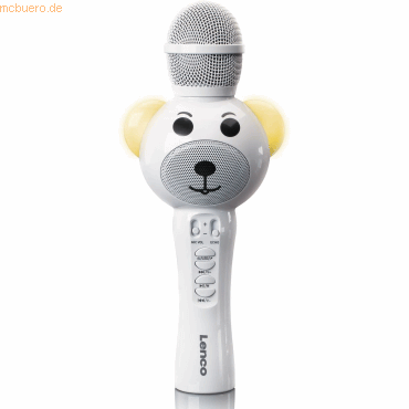 Lenco LENCO Karaoke mic. mit BT, USB, SD, Beleuchtung, Aux out