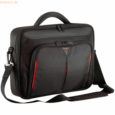 Targus Targus Classic+ Clamshell Laptop Tasche (bis 14-) schwarz/rot