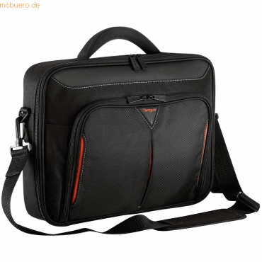 Targus Targus Classic+ Clamshell Laptop Tasche (15-15.6-) schwarz/rot