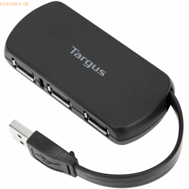 Targus Targus 4 Port USB 2.0 Hub Schwarz