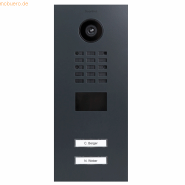 DoorBird DoorBird D2102V IP Video Türstation V4A Edelstahl, RAL 7016