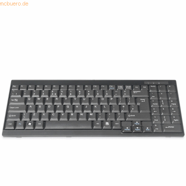 4016032356400 - DS-72000UK Kabelgebunden KVM-Tastatur UK-Englisch QWERTY Schwarz