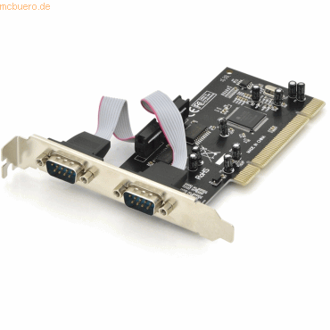 Assmann DIGITUS Serial I/O RS232 PCI Add-On Card 2-port